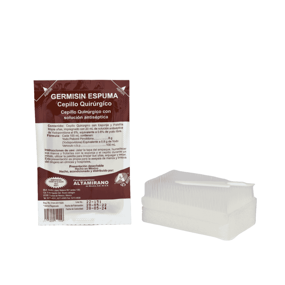 GERMISIN ESPUMA CEPILLO QUIRURGICO