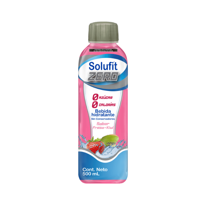 SOLUFIT ZERO FRESA-KIWI 500 ML.