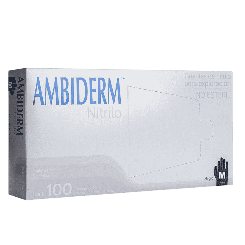 GUANTE NITRILO MEDIANO NEGRO