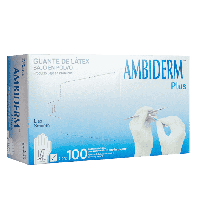 GUANTE PLUS MEDIANO BLANCO