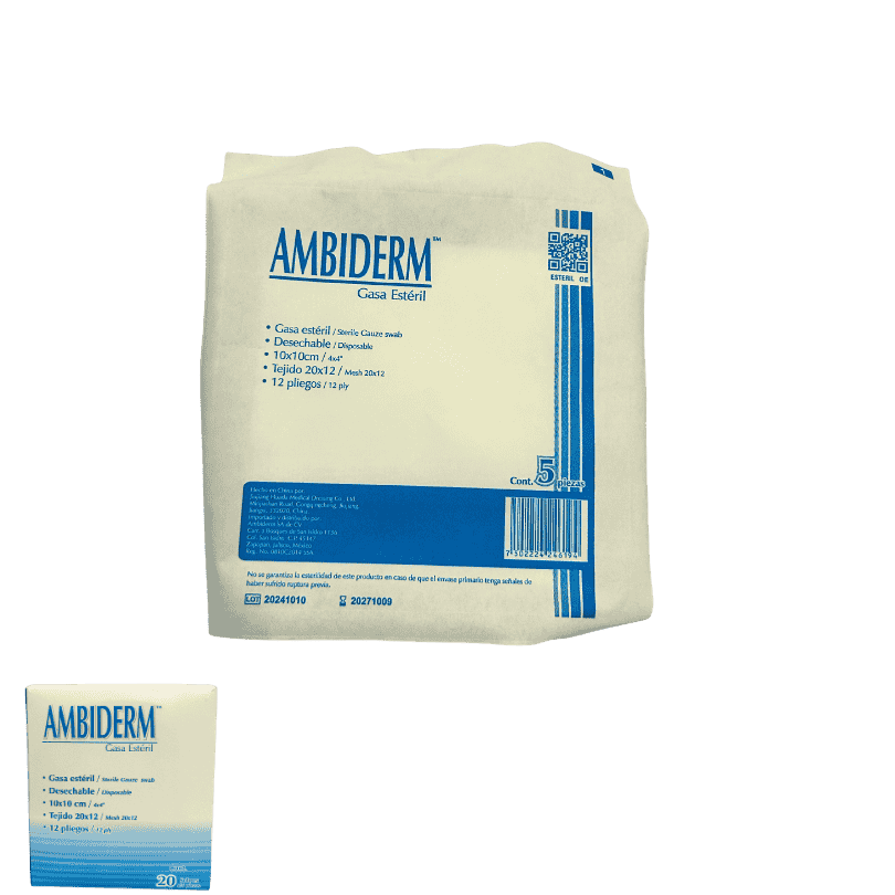 GASA ESTÉRIL 10 X10 CM