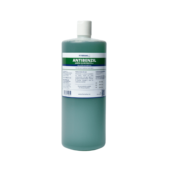 JABON QUIRURGICO ANTIBENZIL 1 LT.