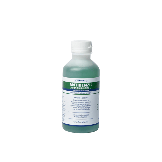 JABON QUIRURGICO ANTIBENZIL 120 ML.