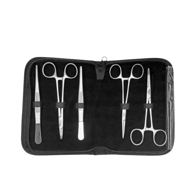 SET INSTRUMENTAL PARA SUTURA 5 PZAS (MOD. H16-578).