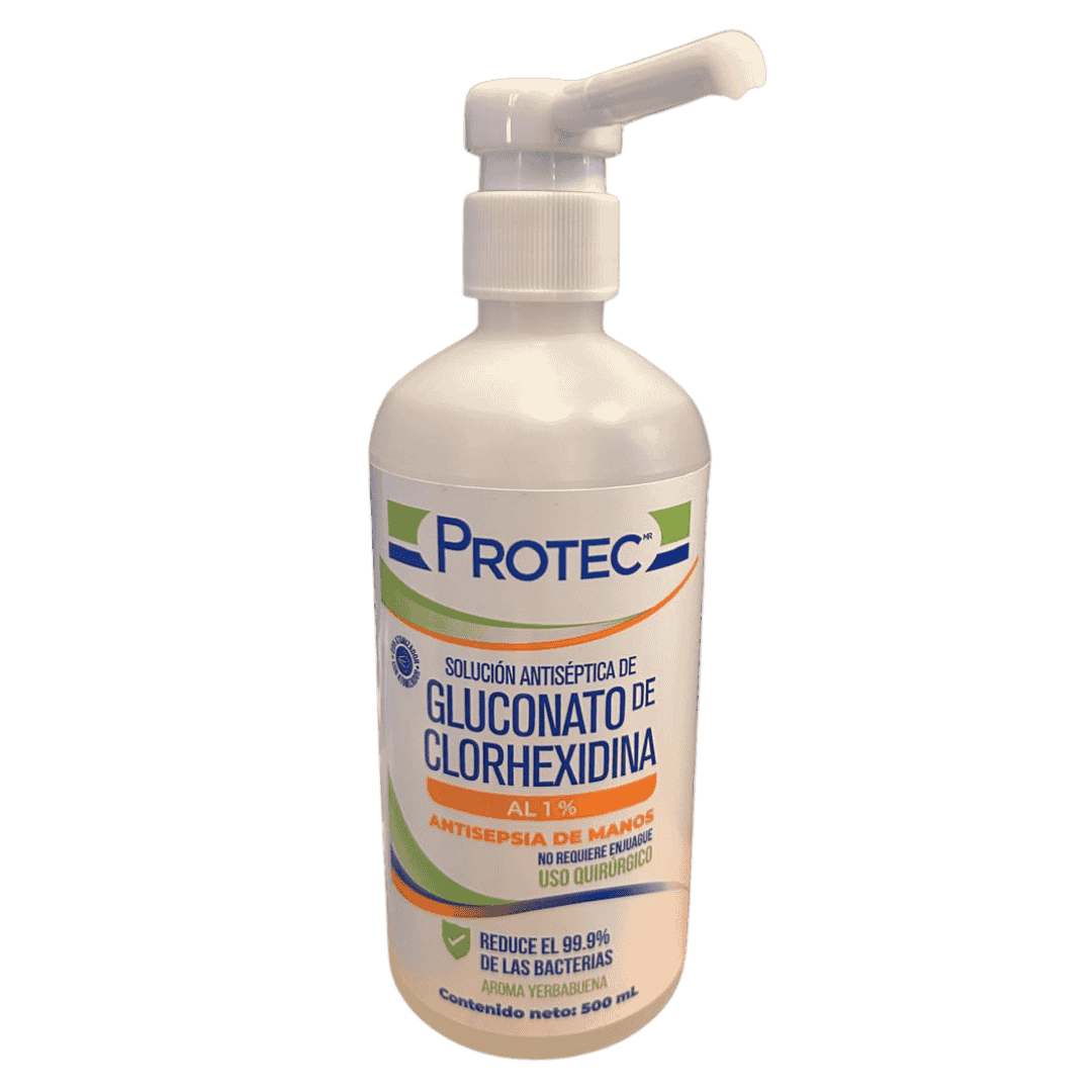 SOLUCION ANTICEPTICA DE GLUCONATO DE CLOREXIDINA AL 1%