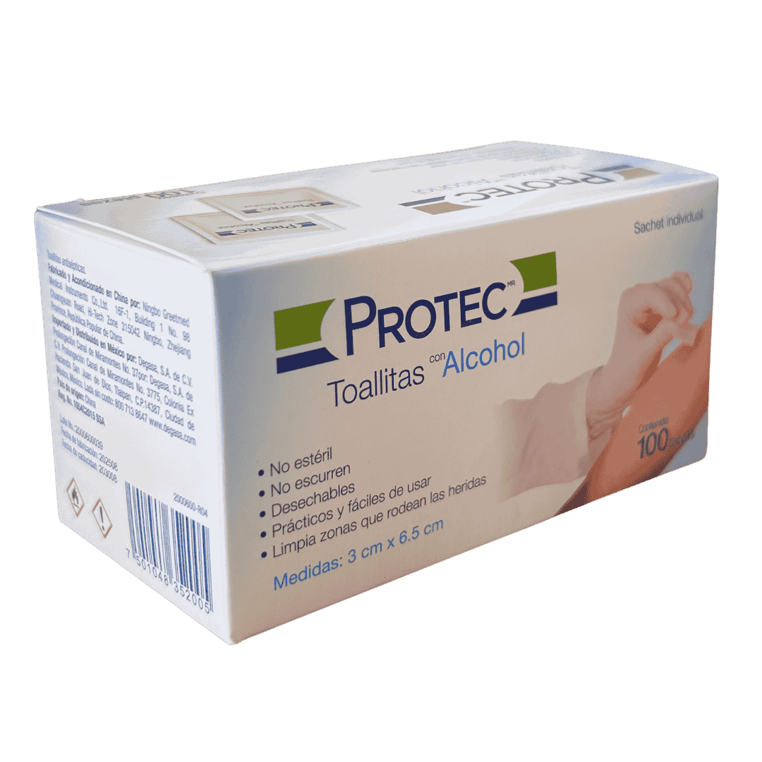 Toallitas con alcohol
