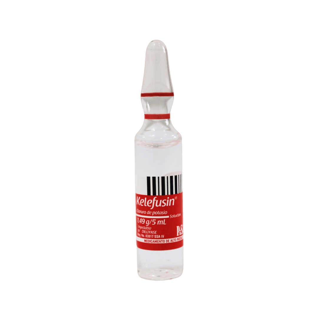 CLORURO DE POTASIO (KELEFUSIN) 1.49 GR/5 ML
