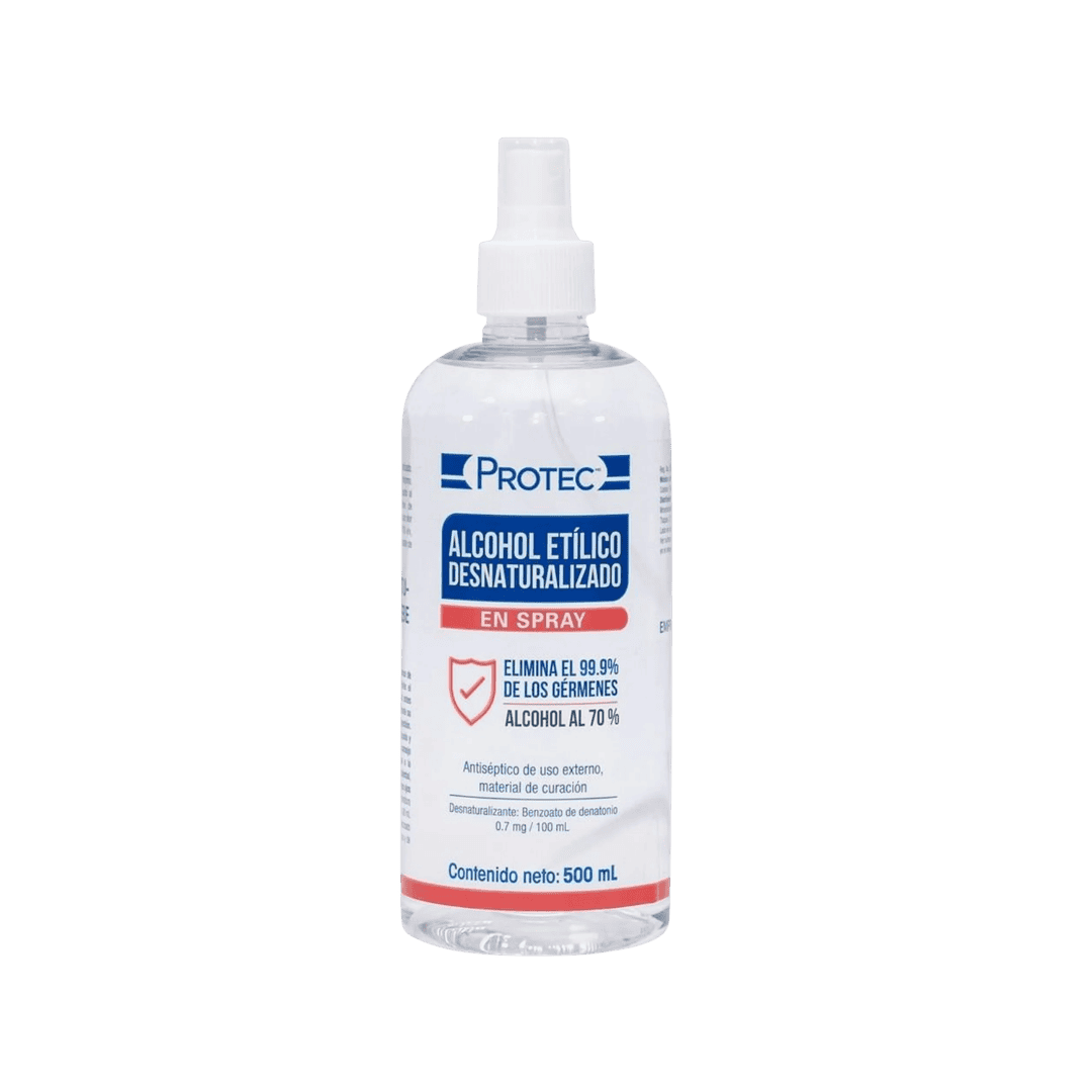 ALCOHOL ETÍLICO DESNATURALIZADO EN SPRAY 500 ML