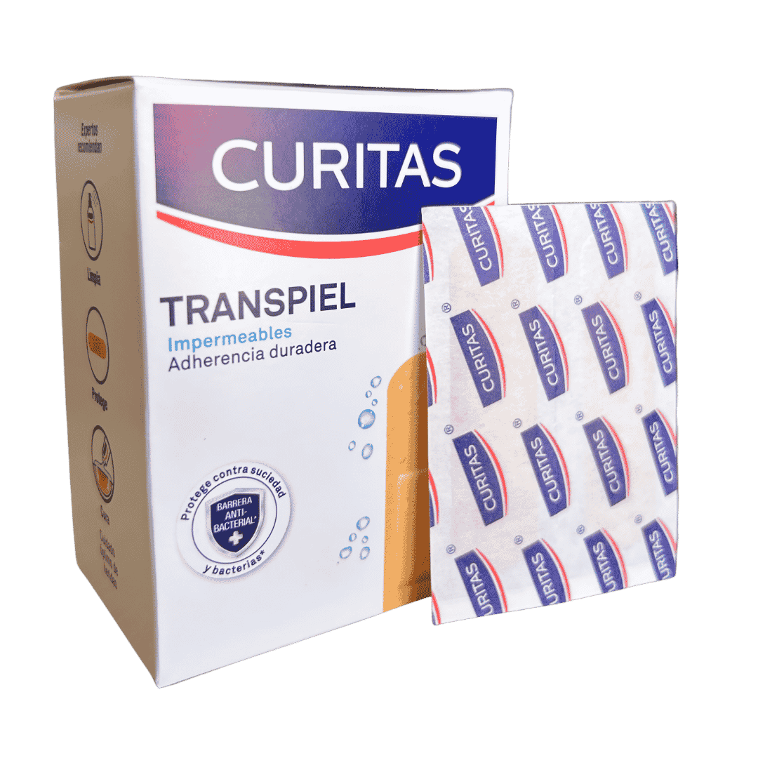CURITAS TRANSPIEL CAJA C/100 PIEZAS