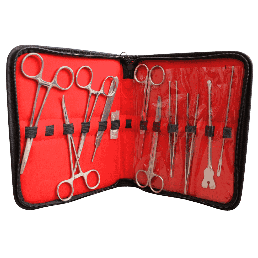ESTUCHE DE DISECCIÓN DE 11 PIEZAS