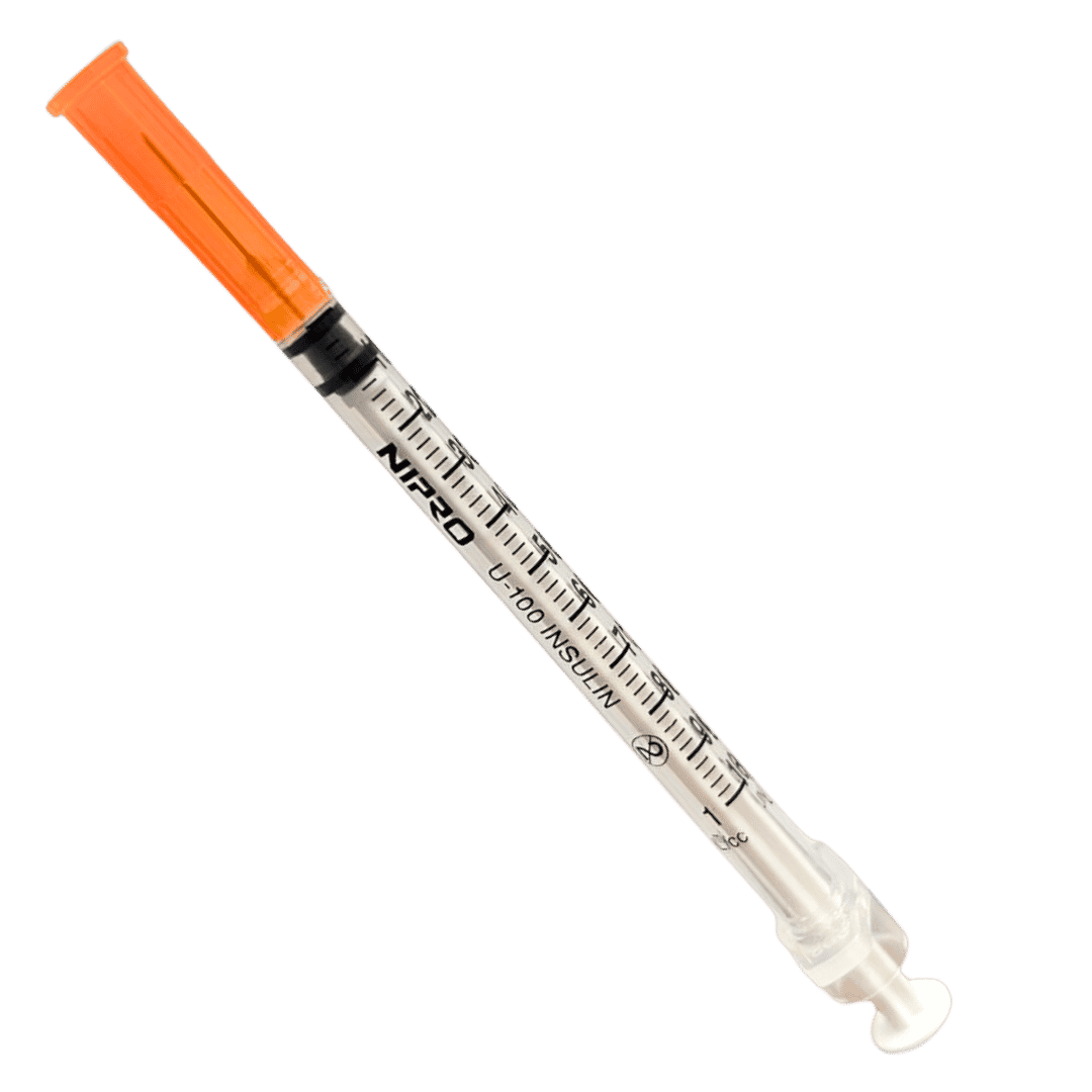 JERINGA DESECH. INSULINA 1 ML 27 X 13 MM 1/2'' NO DESMONTABLE